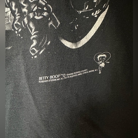 1994 VINTAGE BETTY BOOP MOTORCYCLE T-SHIRT - Picture 3 of 4